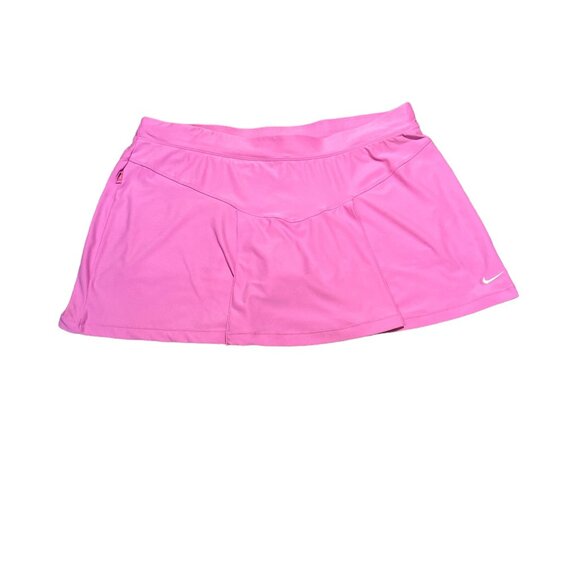 NIKE FIT DRY Short Skort Sz Large 12-14 Tennis Pickleball Run Dance Athleisure - Picture 3 of 12
